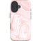 Pink Marbling iPhone 16 Impact Case